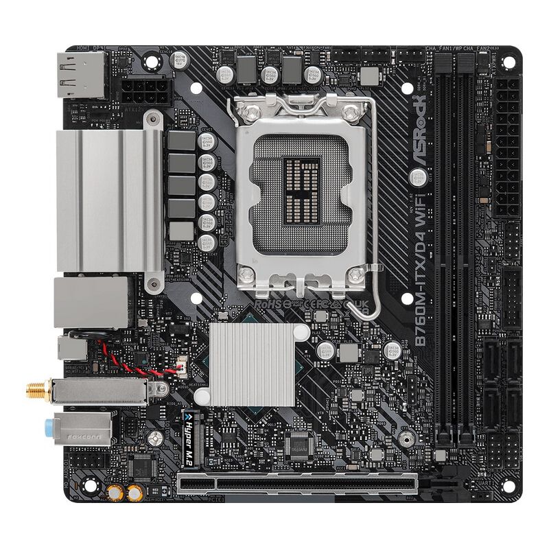 ASRock B760M-ITX/D4 WiFi (B760 1700 Mini-ITX) ｜ パソコン