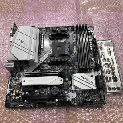 【宮崎恒久店】中古  ASRock B550M Pro4 (B550 AM4 mATX DDR4) 142938 