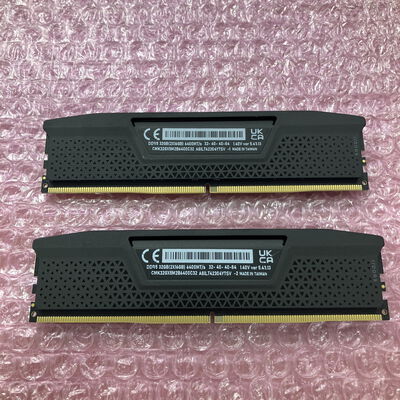 【富士青葉店】中古  Corsair CMK32GX5M2B6400C32 (16GB 2枚組 合計32GB PC5-51200/DDR5-6400 デスクトップ用) 5070001898 