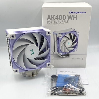 【座間相武台】中古  DEEPCOOL AK400 WH PASTEL PURPLE(1150-1700 AM4-5) 4510002792 
