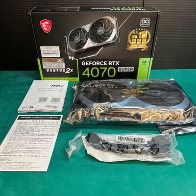 【静岡東瀬名店】中古  MSI GeForce RTX 4070 SUPER 12G VENTUS 2X OC (RTX4070 SUPER 12GB) 163393 