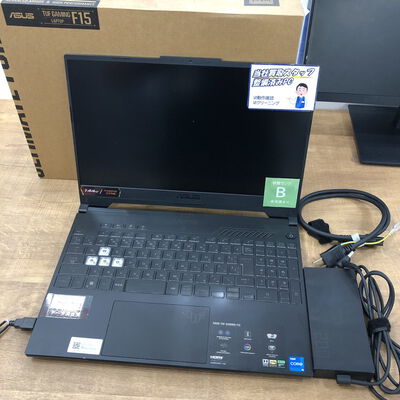 【宮崎恒久店】中古  ASUS TUF Gaming F15 (2022) (i5-12500H/16GB/SSD 512GB/-/RTX3050/WLAN/15.6FHD/W11H64/-) 5160000393 