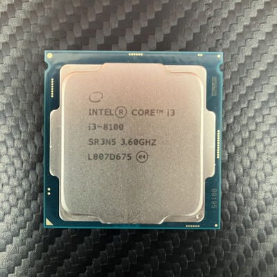 【富士青葉店】中古  INTEL Core i3 8100 (1151/3.60GHz/6M/C4/T4) 136202 