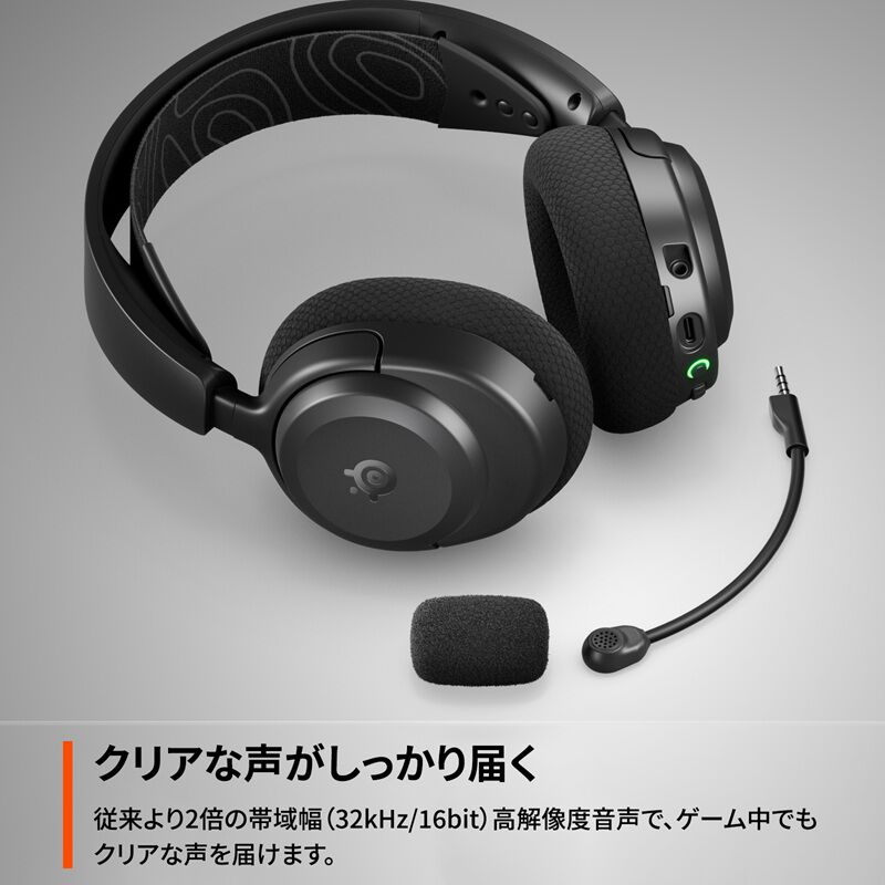 SteelSeries Arctis Nova 3P Wireless Black (61686) ｜ パソコン通販