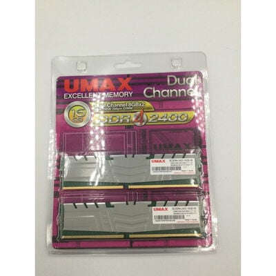 【座間相武台】中古  UMAX DCDDR4-2400-16GB HS(8GBx2枚組) 4510002030 