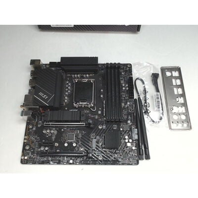 【前橋ｲﾝﾀｰｱｶﾏﾙ店】中古  MSI PRO B760M-A WIFI DDR4 (B760 1700 mATX DDR4) 167304 