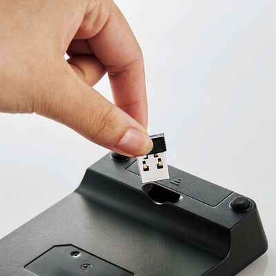 エレコム  TK-TDM022SKBK (無線静音テンキーパッド) 