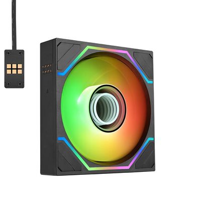 Thermaltake  SWAFAN 120 EX INFINITY ARGB Sync 1Pack CL-F264-PL12SW-A (120mm ARGB ブラック 交換式ファン) 