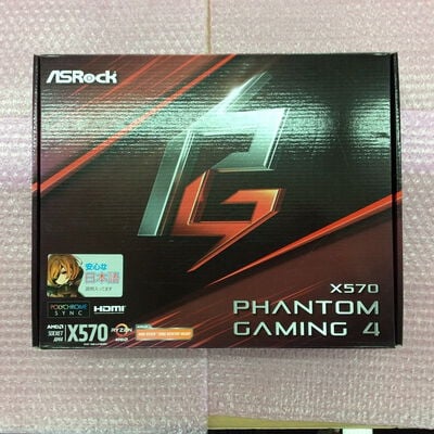 【なんば店】中古  ASRock X570 Phantom Gaming 4 (X570 AM4 ATX DDR4) 140055 