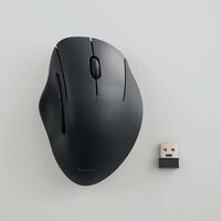 エレコム  M-SH20DBSKBK (無線抗菌静音マウス&ldquo;SHELLPHA&rdquo;5ボタン ブラック) 