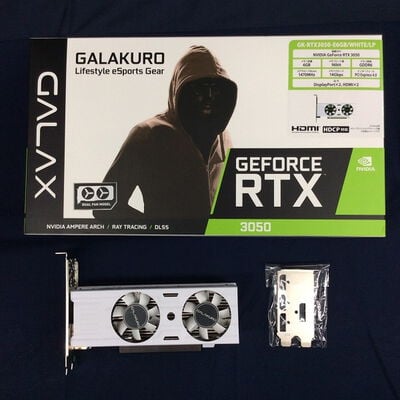【川崎店】中古  玄人志向 GK-RTX3050-E6GB/WHITE/LP (RTX3050 6GB) 166371 
