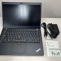 中古  LENOVO ThinkPad X13 (AMD Ryzen 5 Pro 4650U 2.10GHz/32GB/SSD256GB/-/オンボード/13.3/1920x1080/Wi-Fi/WEBCAM/W11P/Microsoft Office Home and Business 2024) 184183 