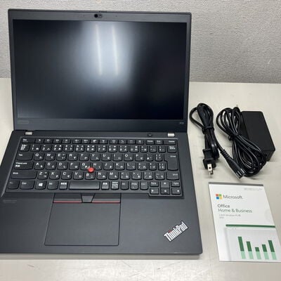 【町田店】中古  LENOVO ThinkPad X13 (AMD Ryzen 5 Pro 4650U 2.10GHz/32GB/SSD256GB/-/オンボード/13.3/1920x1080/Wi-Fi/WEBCAM/W11P/Microsoft Office Home and Business 2024) 184183 