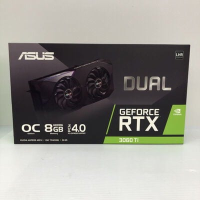 【徳島住吉店】中古  ASUS DUAL-RTX3060TI-O8G-V2 (RTX3060Ti 8GB) 175522 
