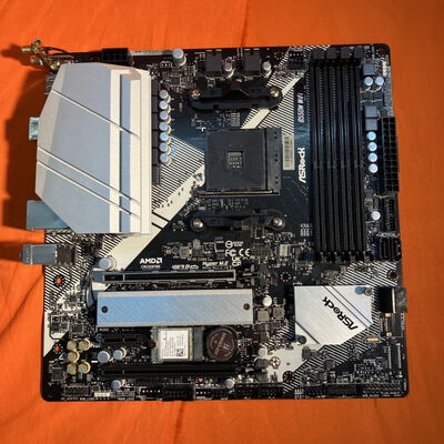 【なんば店】中古  ASRock B550M WiFi (B550 AM4 mATX DDR4) 3280021056 