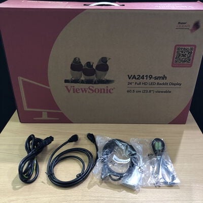 【甲府飯田店】中古  Viewsonic VA2419-SMH-7 (23.8”W 1A1H 5ms IPS) 182907 