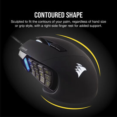Corsair  SCIMITAR RGB ELITE CH-9304211-AP (ゲーミングマウス ブラック) 