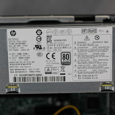 中古  HP HP ProDesk 600 G5 SFF(Intel Core i5 9500/16GB/SSD512GB/DVDマルチ/オンボード/W11H64 MAR) 177018 