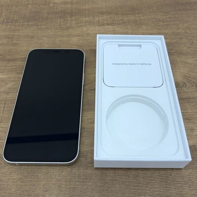 【宇都宮鶴田店】中古  Apple iPhone12 6.1インチ 128GB (ホワイト) 国内版SIMロックフリー MGHV3J/A 143741 