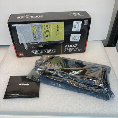 【京都店】中古  ASRock RX9070XT CL 16G (RX9070XT Challenger 16GB) 188987 