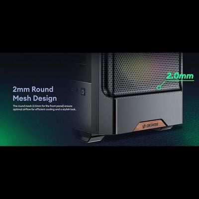 Okinos  314 ARGB (MicroATX ガラスパネル ブラック) 