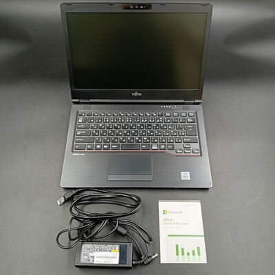 【大須店】中古  FUJITSU LIFEBOOK U7410 (INTEL Core i5 10310U 1.7GHz/16GB/SSD256GB/-/オンボード/14/1366x768/Wi-Fi/WEBCAM/W11H64/Microsoft Office Home and Business 2024付) 180536 