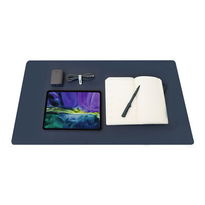 MOTTERU  耐久性・耐熱性・耐水性に優れた デスクマット MOT-DESKMAT-NV ネイビー 