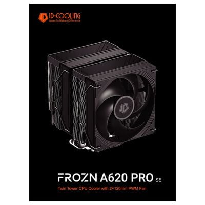 ID-COOLING  FROZN-A620-PRO-SE (120mmファン2基搭載 デュアルタワーCPUクーラー ブラック) 