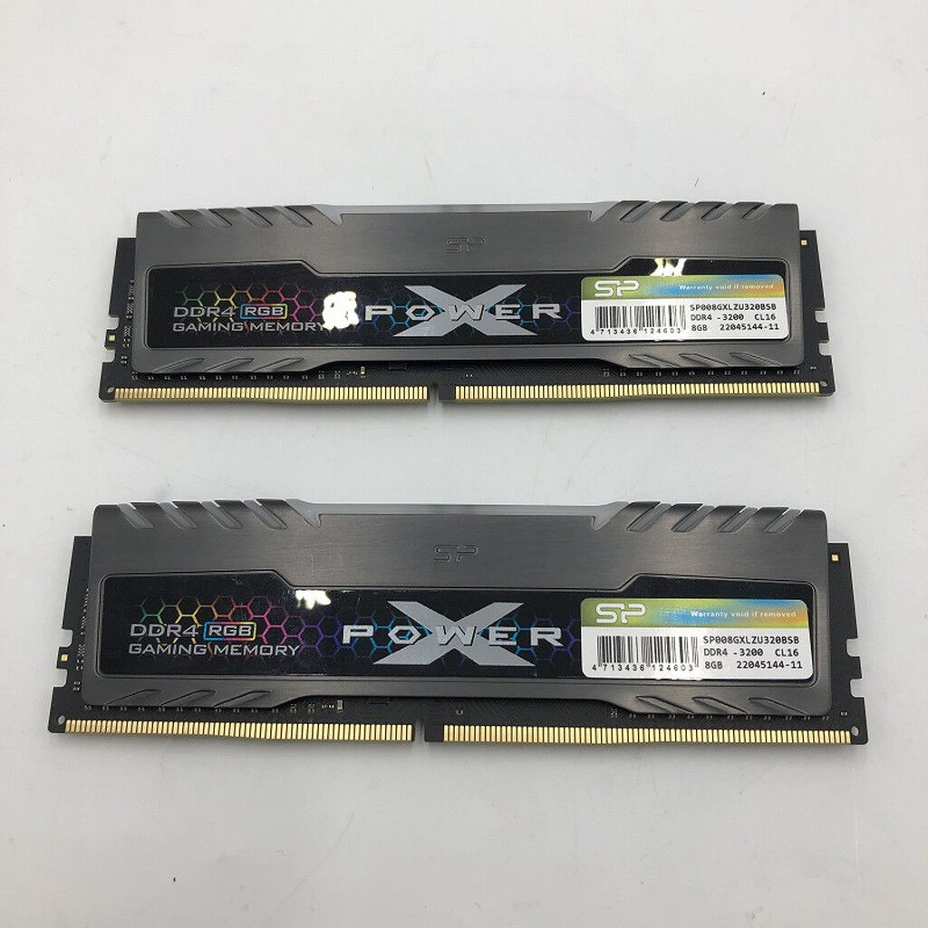 中古 8GB 2枚組(合計16GB) PC4-25600/DDR4-3200 デスクトップ用 190923