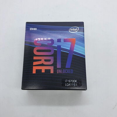 【宇都宮鶴田店】中古  INTEL Core i7 9700K (1151/3.60GHz/12M/C8/T8) 138481 