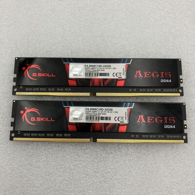 【新潟店】中古  16GB 2枚組(合計32GB) PC4-21300/DDR4-2666 デスクトップ用 190916 