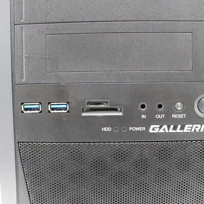 【通販センター】中古  THIRDWAVE GALLERIA KT(Intel Core i7 8700/8GB DDR4 (PC4)/SSD500GB/DVDマルチ/NVIDIA GeForce GTX 1060 6GB/W11H64 MAR) 198171 