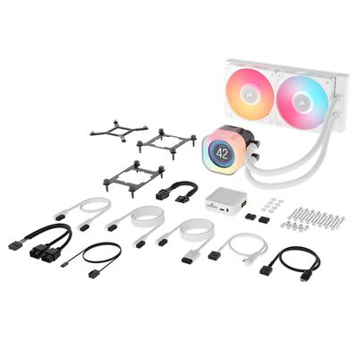 Corsair  iCUE LINK TITAN 240 RX RGB LCD White CW-9061025-WW (ホワイト) 