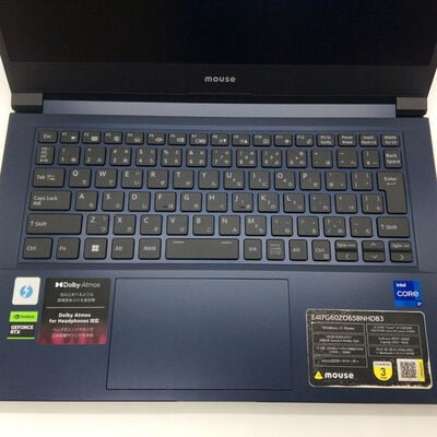 【浜松店】中古  mouse E4I7G60ZO65BNHDB3(i7 12650H/16GB/SSD500GB/なし/RTX4060 8GB/14.0/1920x1080/W11H) 1300007765 
