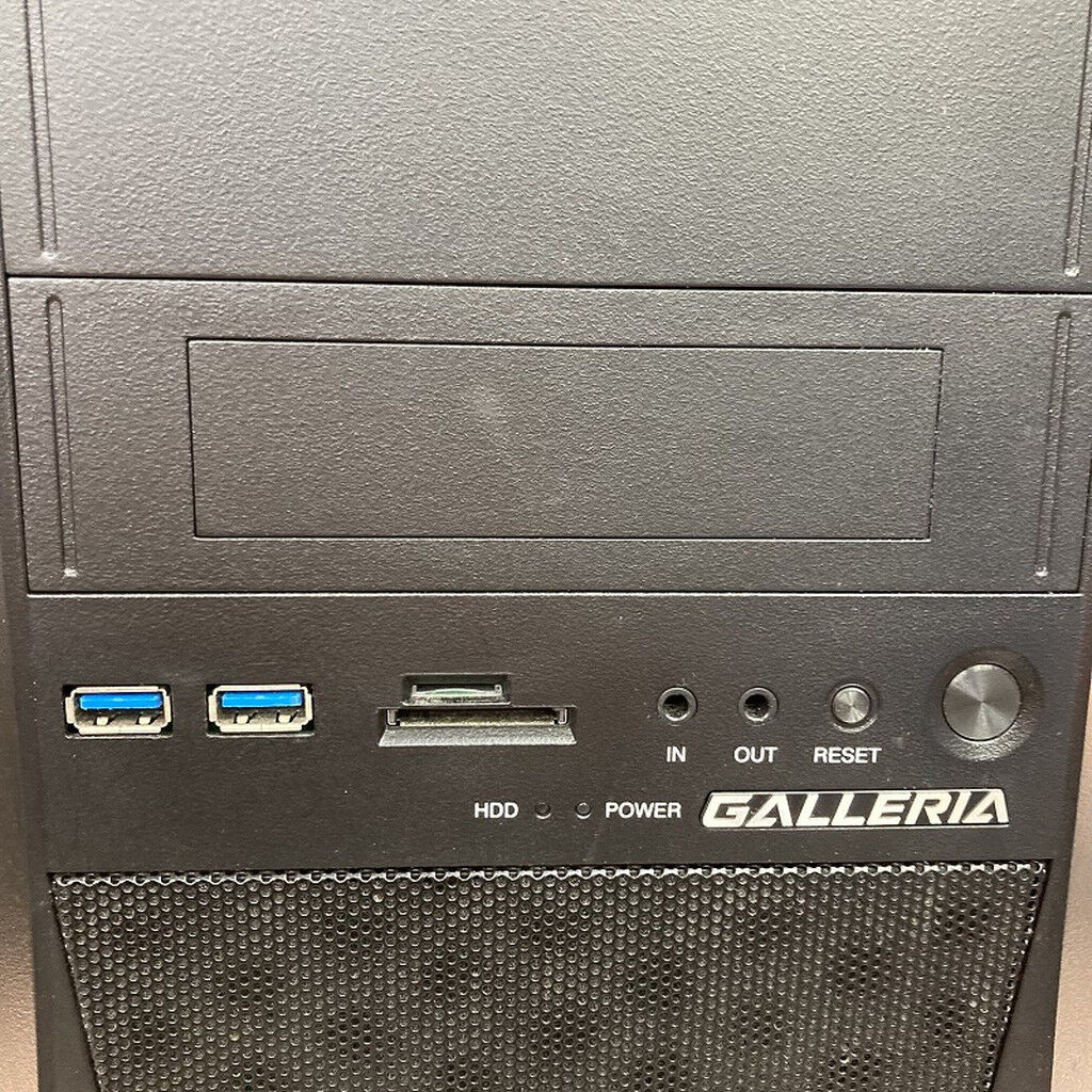 中古 THIRDWAVE GALLERIA ZZ (Core i7 8700K/16GB/SSD525GB+