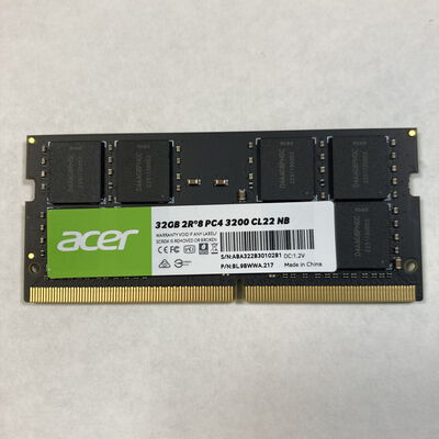 【大宮店】中古  PC4-25600 32GB ノート用 158773 