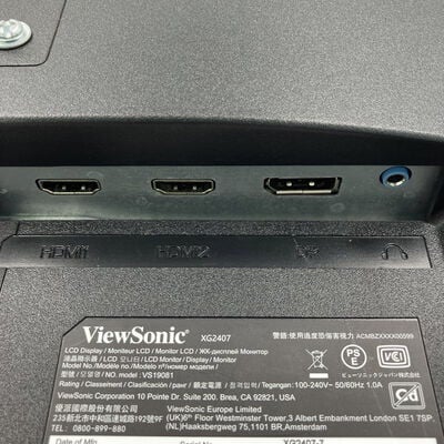 【なんば店】中古  Viewsonic XG2407-7 (23.8"W 2H1DP 0.8ms IPS 165Hz) 3280022829 