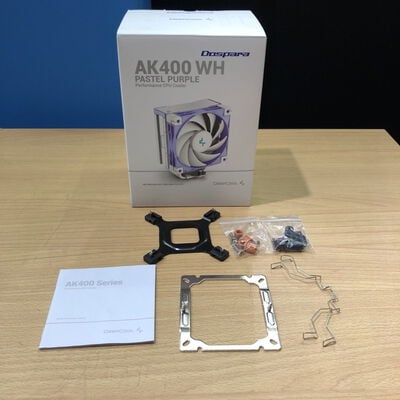 【甲府飯田店】中古  DEEPCOOL AK400 WH PASTEL PURPLE(1150-1700 AM4-5) 4720002376 