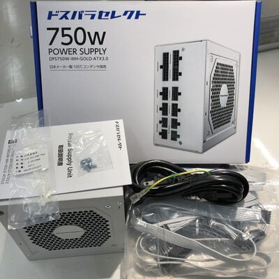 【姫路店】中古  ﾄﾞｽﾊﾟﾗｾﾚｸﾄ DPS750W-WH-GOLD-ATX3.0(750W WH ATX3.0) 4740000528 