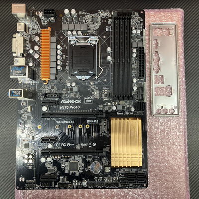 【富士青葉店】中古  ASRock H170 Pro4S (H170 1151 ATX DDR4) 5070002433 