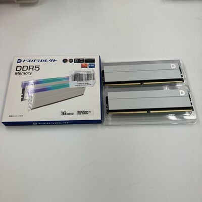 【なんば店】中古  ﾄﾞｽﾊﾟﾗｾﾚｸﾄ D5D6000-16G2A1-RGB-WH(DDR5-6000 16GBx2) 3280022524 