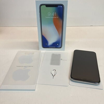 【京都店】中古  【SIMロック解除済み】【SoftBank】 iPhoneX 64GB (シルバー) MQAY2J/A 155247 