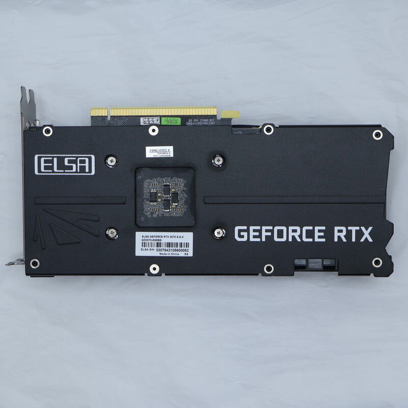 中古 ELSA GeForce RTX 3070 S.A.C（RTX3070 8GB） 3480042617