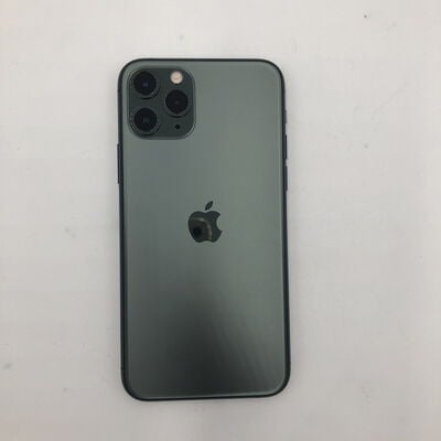 【盛岡都南店】中古  【SIMロック解除済み】【au】 Apple iPhone11 Pro 64GB (ミッドナイトグリーン) MWC62J/A 155438 