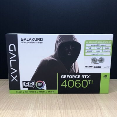 【甲府飯田店】中古  玄人志向 GK-RTX4060Ti-E8GB/WHITE/DF (RTX4060Ti 8GB) 158555 