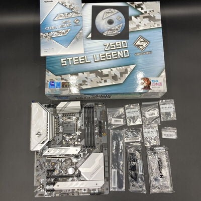 【熊本浜線店】中古  ASRock Z590 Steel Legend (Z590 1200 ATX DDR4) 144863 
