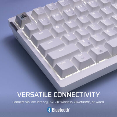 Corsair  K65 PLUS WIRELESS CHR-91D451E-JP (ワイヤレス 静音赤軸 フロストホワイト) 