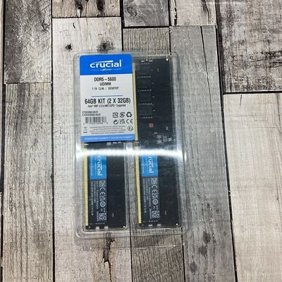 【広島店】中古  Crucial CT2K32G56C46U5(DDR5 PC5-44800 32GBx2) 3320004854 