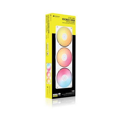 Corsair  iCUE LINK RX360 II Unified Frame RGB Fans Starter Kit White CO-9051060-WW (ホワイト) 