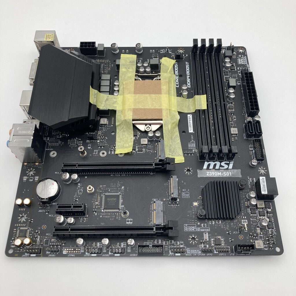 中古 MSI Z390M-S01(OEM Z390 LGA1151 mATX DDR4) 3430006461 （384070